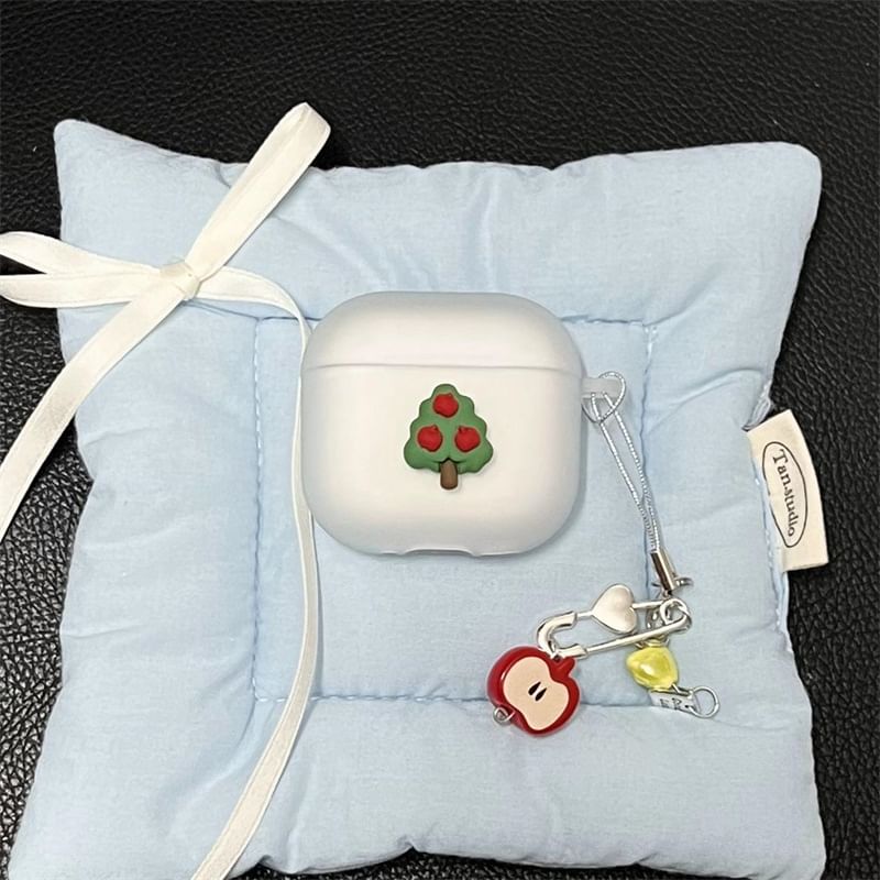 Apple Tree Apple AirPods / Pro Earphone Case Skin with Charm