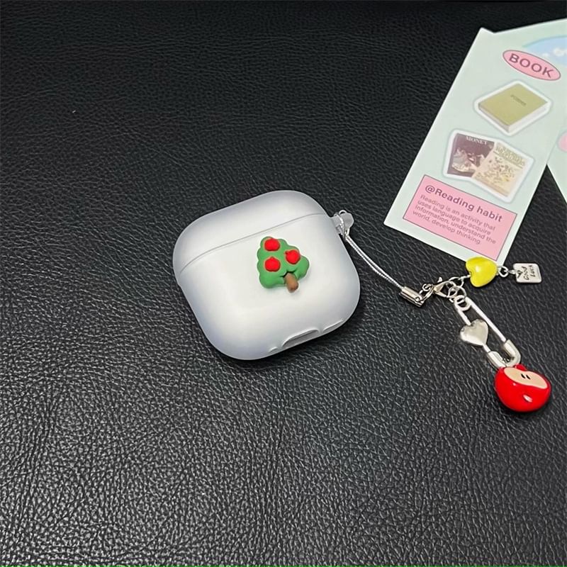 Apple Tree Apple AirPods / Pro Earphone Case Skin with Charm