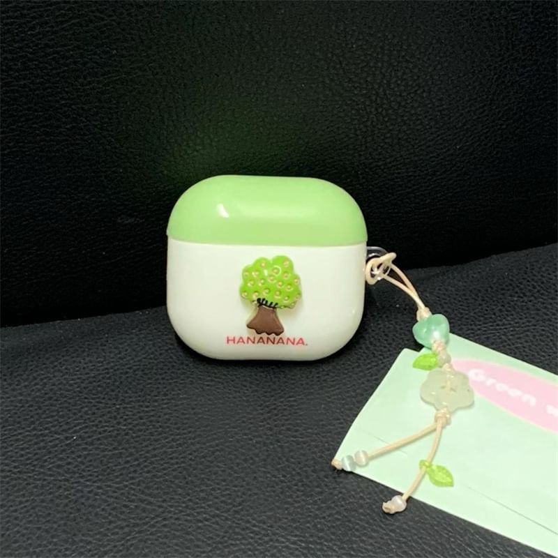 Tree Apple AirPods / Pro Earphone Case Skin with Charm