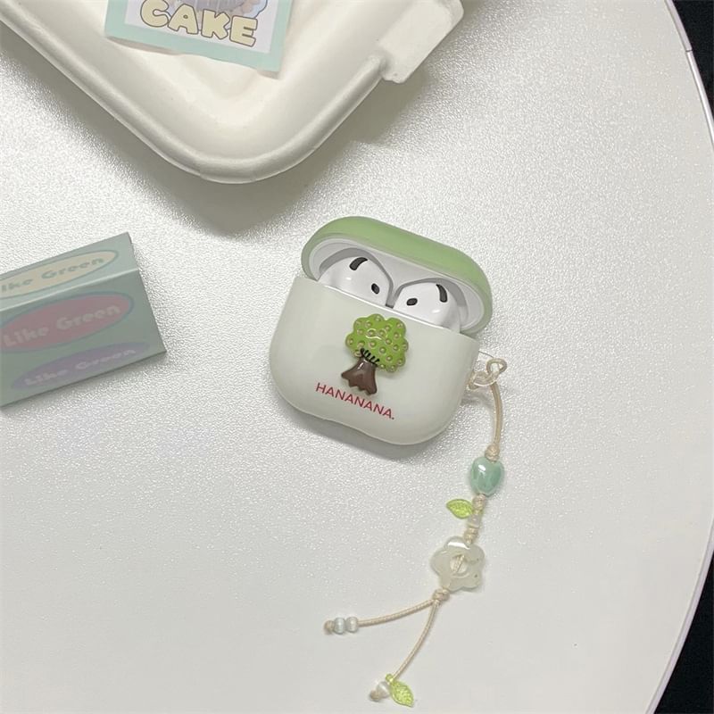 Tree Apple AirPods / Pro Earphone Case Skin with Charm