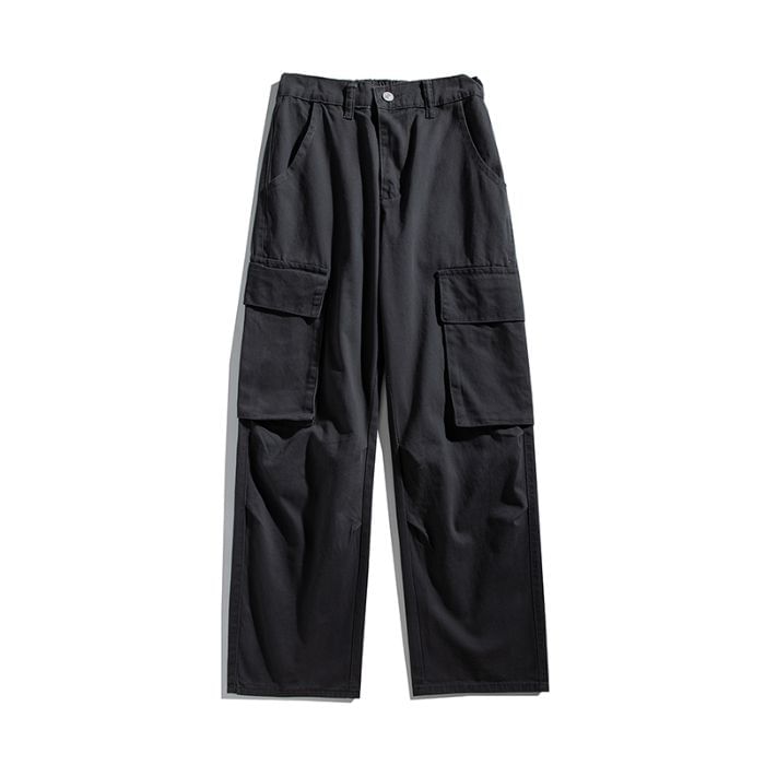 High Rise Wide Leg Cargo Pants