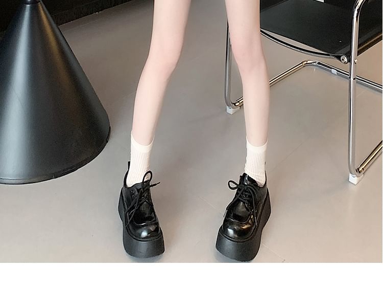 Lace-Trimmed Flared Mini Skirt with Low Waist
