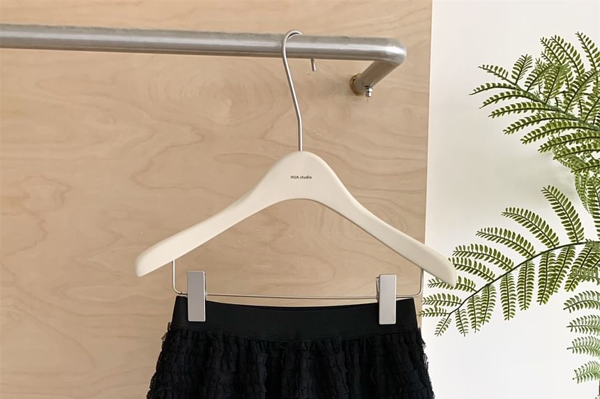Lace-Trimmed Mini A-Line Skirt with Low Rise