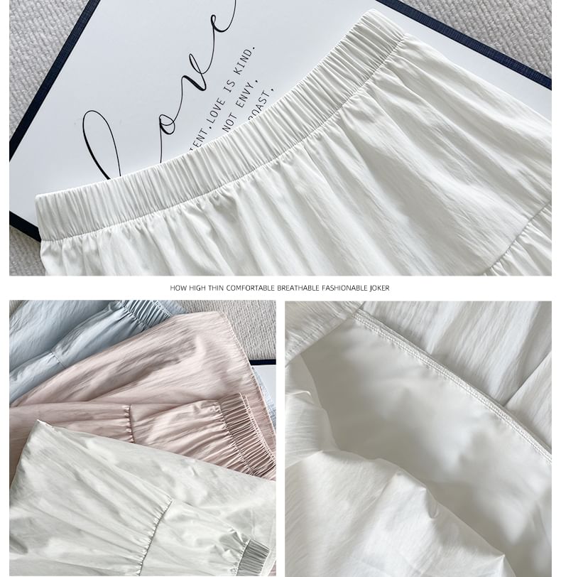 Versatile High-Rise Plain Maxi A-Line Skirt in Multiple Designs