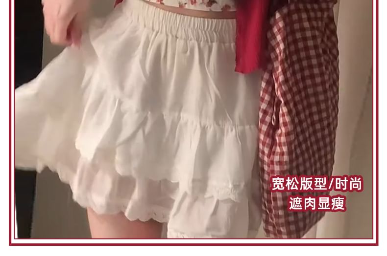 Simple High-Rise Mini Skirt in Solid Color