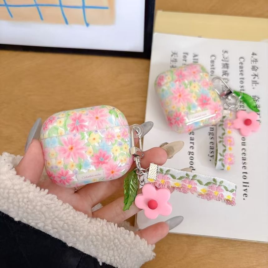 Floral Apple AirPods / Pro Earphone Case Skin