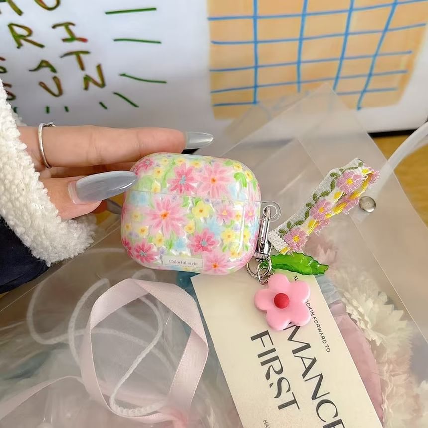 Floral Apple AirPods / Pro Earphone Case Skin