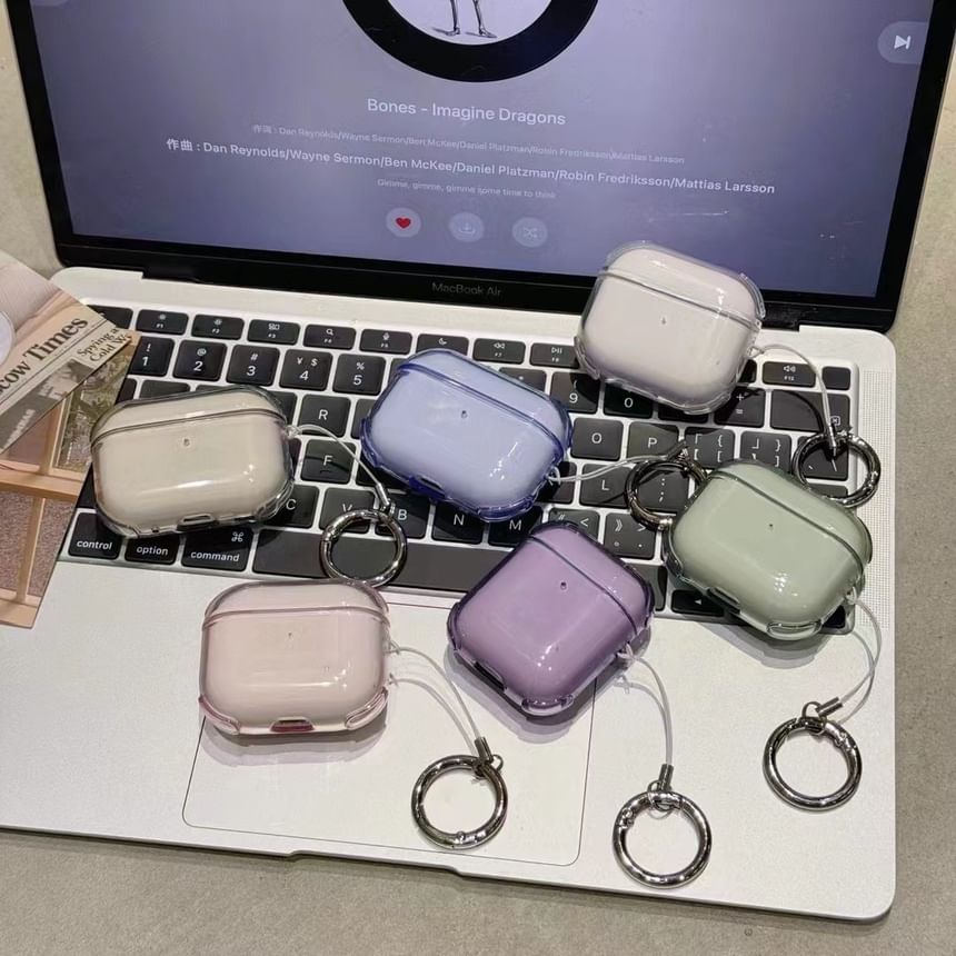 Transparent Color Apple AirPods / Pro Earphone Case Skin