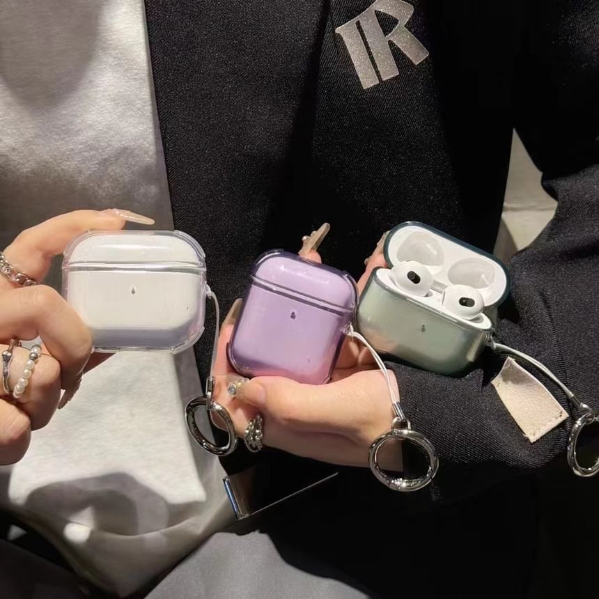 Transparent Color Apple AirPods / Pro Earphone Case Skin