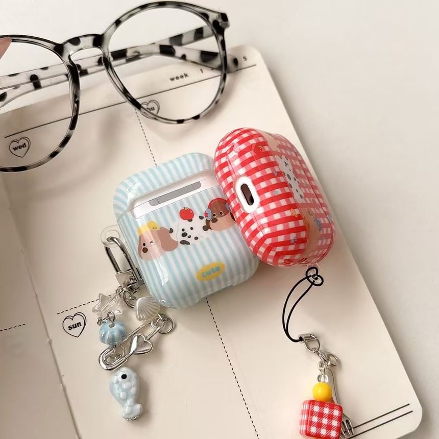 Dog Plaid Apple AirPods / Pro Earphone Case Skin