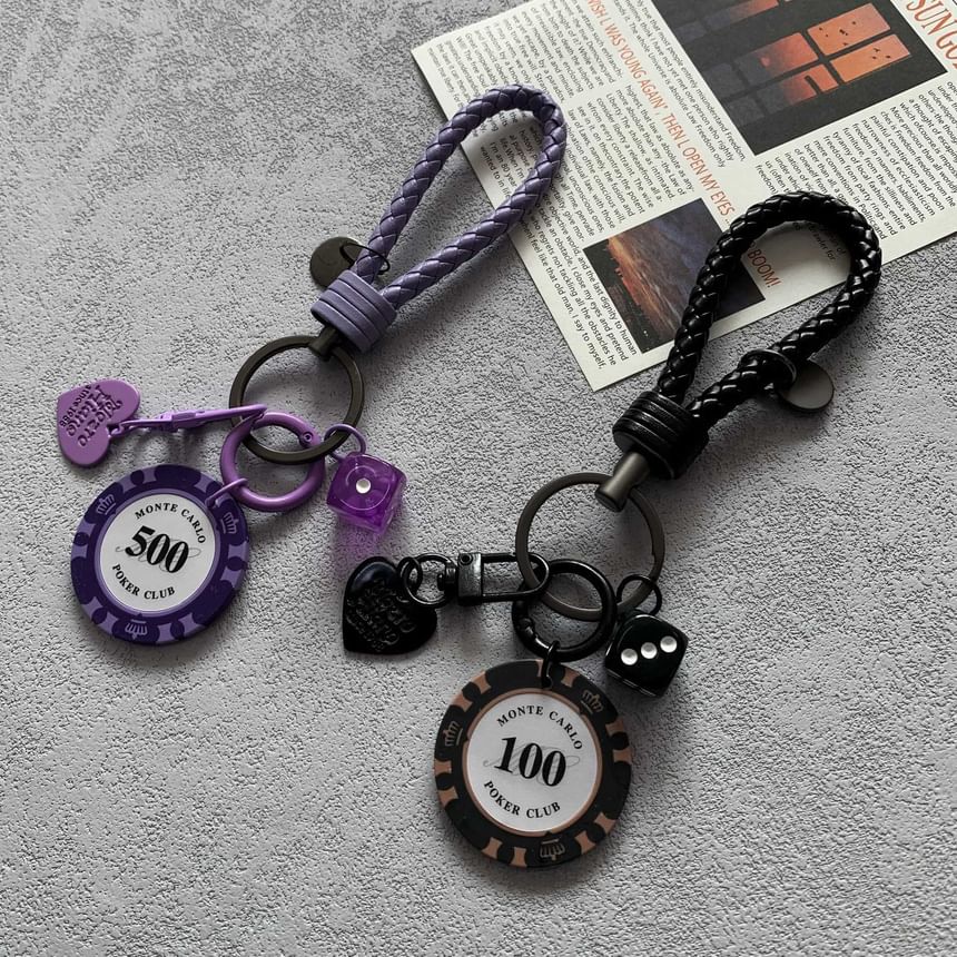 Casino Chip Keychain