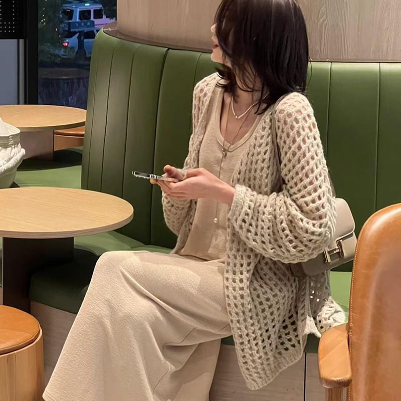 Open Front Cardigan