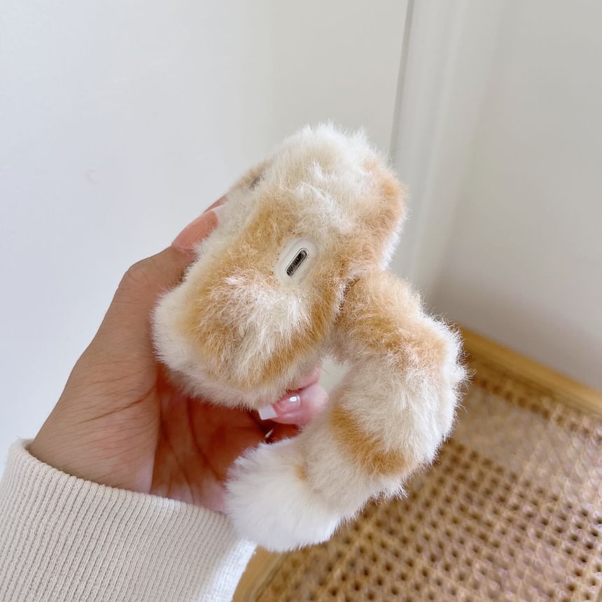 Fluffy Cartoon Tiger AirPods Earphone Case Protection Cover