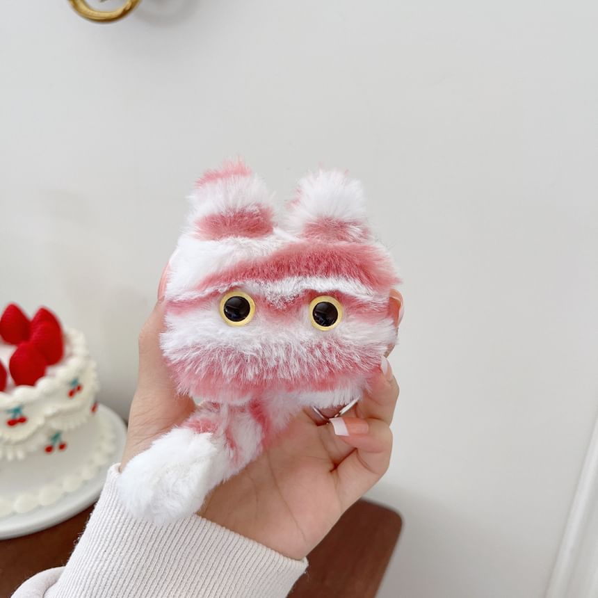 Fluffy Cartoon Tiger AirPods Earphone Case Protection Cover