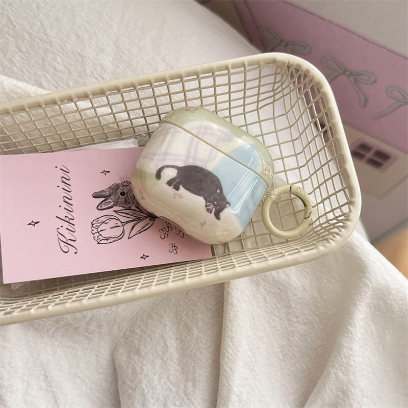 Cat Print AirPods / Pro Earphone Case Skin