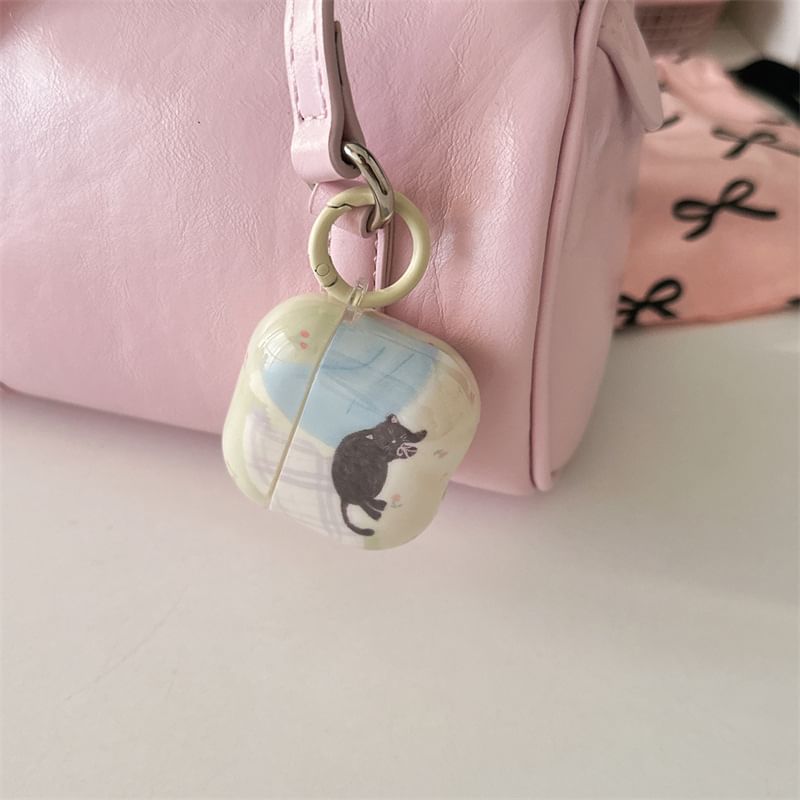 Cat Print AirPods / Pro Earphone Case Skin