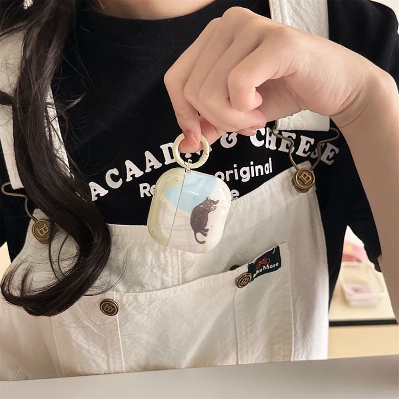 Cat Print AirPods / Pro Earphone Case Skin