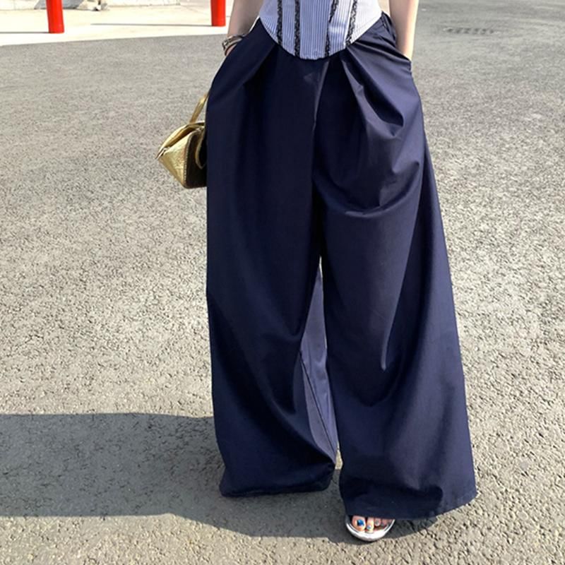 Striped Lace Tube Top and High Waist Culottes