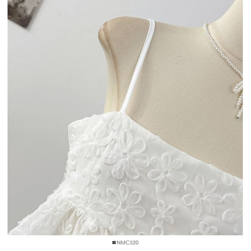 Tie Front Lace Panel V Neck Cami Top