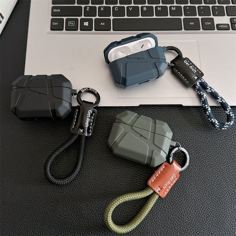 Utility Apple AirPods / Pro Earphone Case Skin with Strap