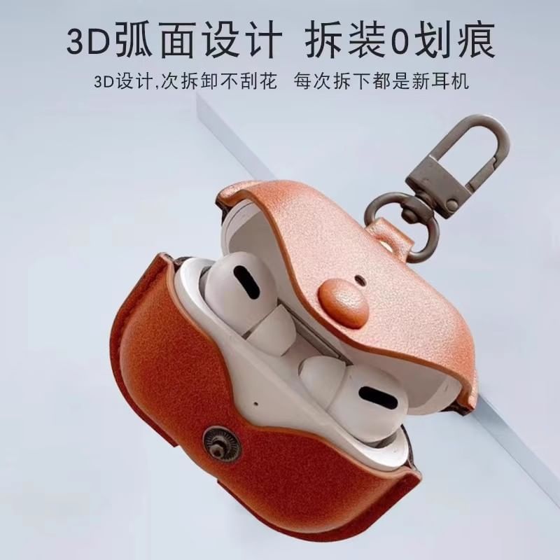 Faux Leather Apple AirPods / Pro Earphone Case Skin