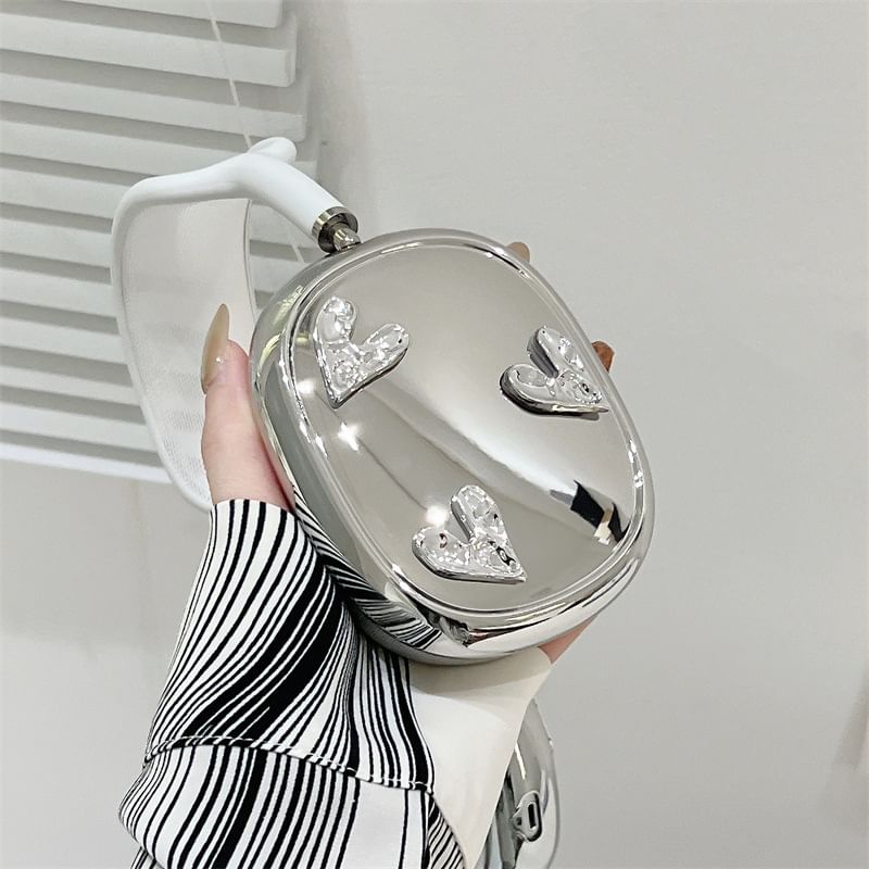 Heart Mirrored Apple AirPods Max Headphone Case Skin