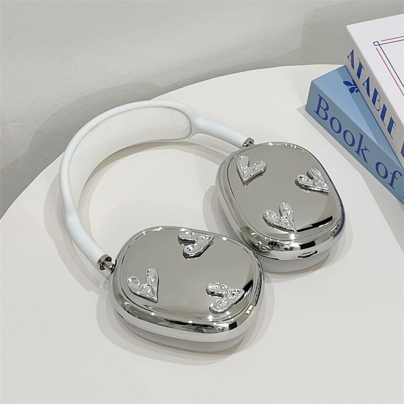 Heart Mirrored Apple AirPods Max Headphone Case Skin