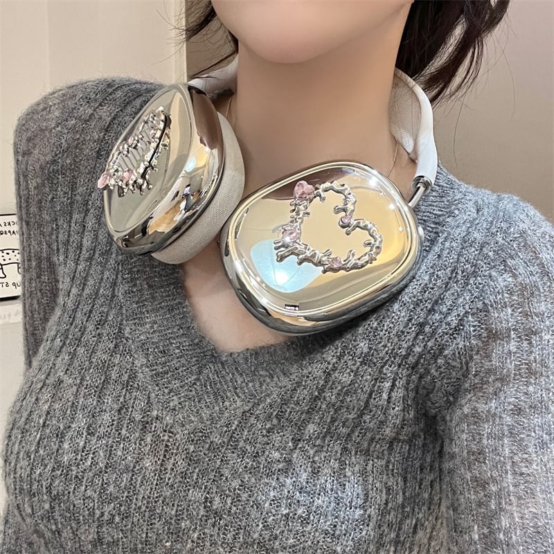 Butterfly / Heart Mirrored Apple AirPods Max Headphone Case Skin