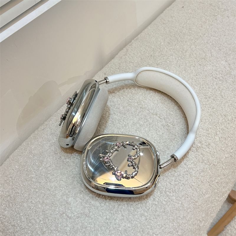 Butterfly / Heart Mirrored Apple AirPods Max Headphone Case Skin