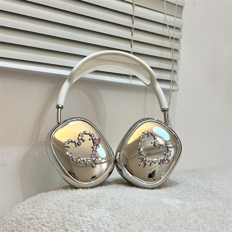 Butterfly / Heart Mirrored Apple AirPods Max Headphone Case Skin