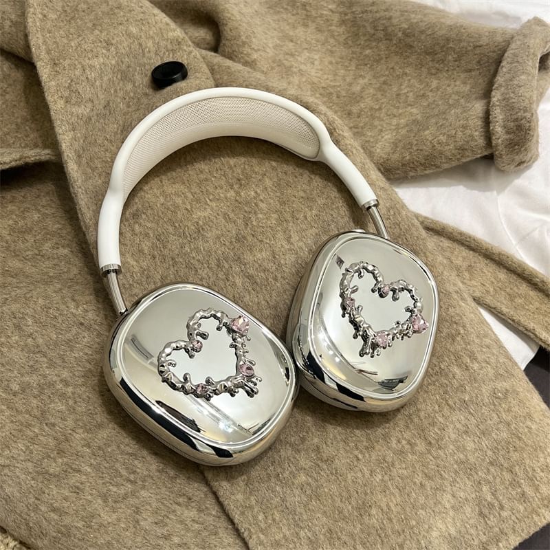 Butterfly / Heart Mirrored Apple AirPods Max Headphone Case Skin