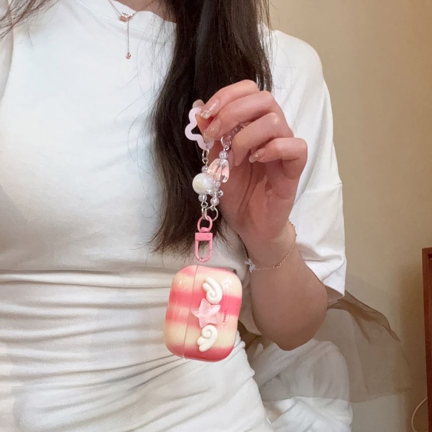 Flying Star Apple AirPods / Pro Earphone Case Skin with Charm