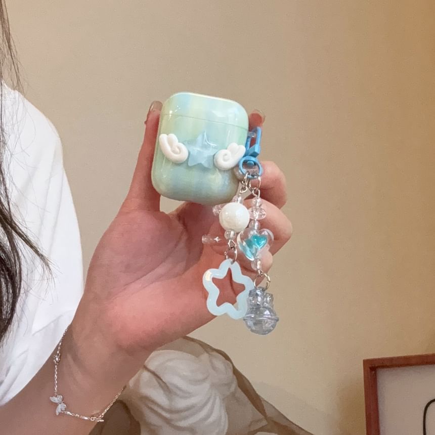 Flying Star Apple AirPods / Pro Earphone Case Skin with Charm