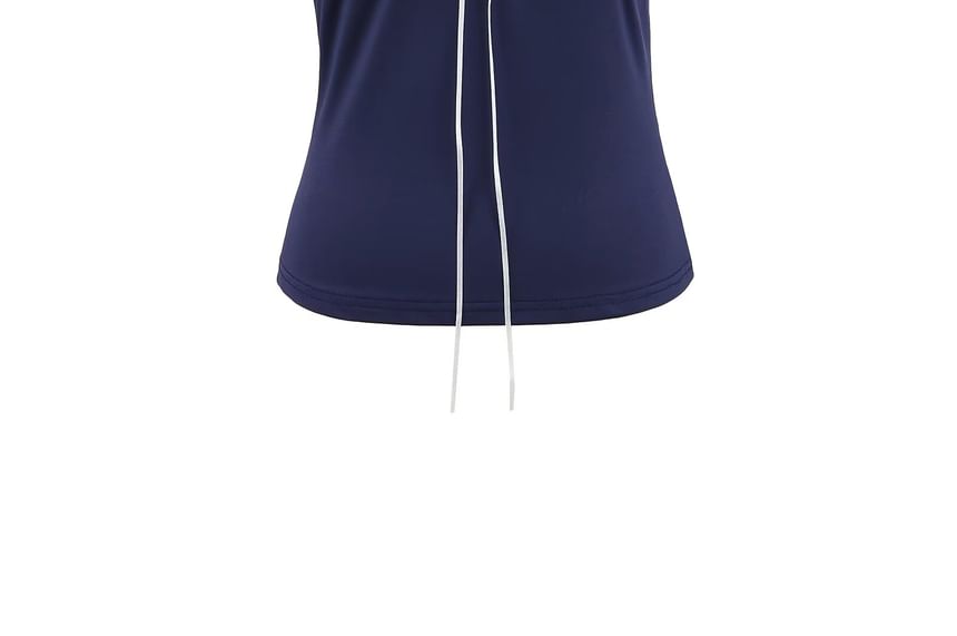 Lace Trim V-Neck Tank Top