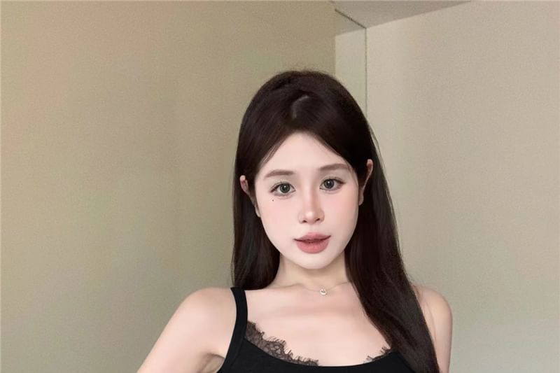 Panel Lace Cami Top