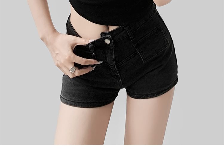 Off Shoulder Lace Panel Short Sleeve Crop Tee