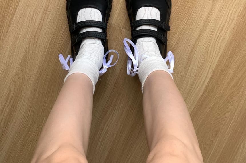 Platform Double Strap Mary Jane Shoes