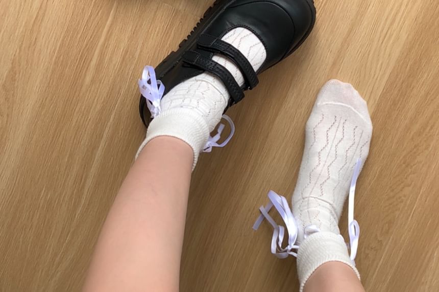 Platform Double Strap Mary Jane Shoes