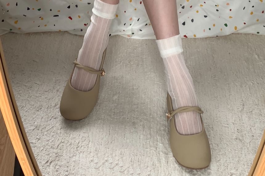 Twisted Strap Mary Jane Shoes