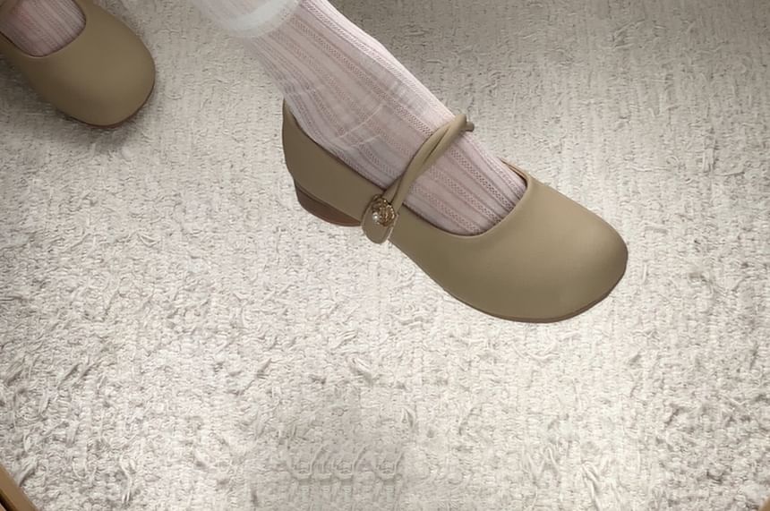 Twisted Strap Mary Jane Shoes