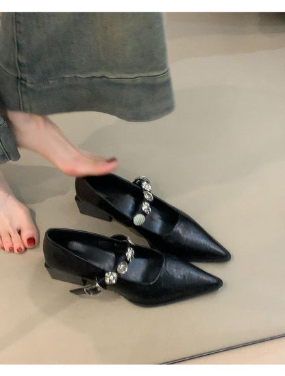Jane Pointed Shoes Mary Toe