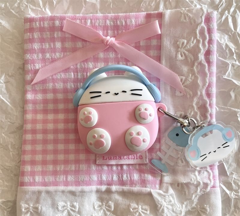 Pro Skin Case / Earphone with AirPods Apple Charm Cat