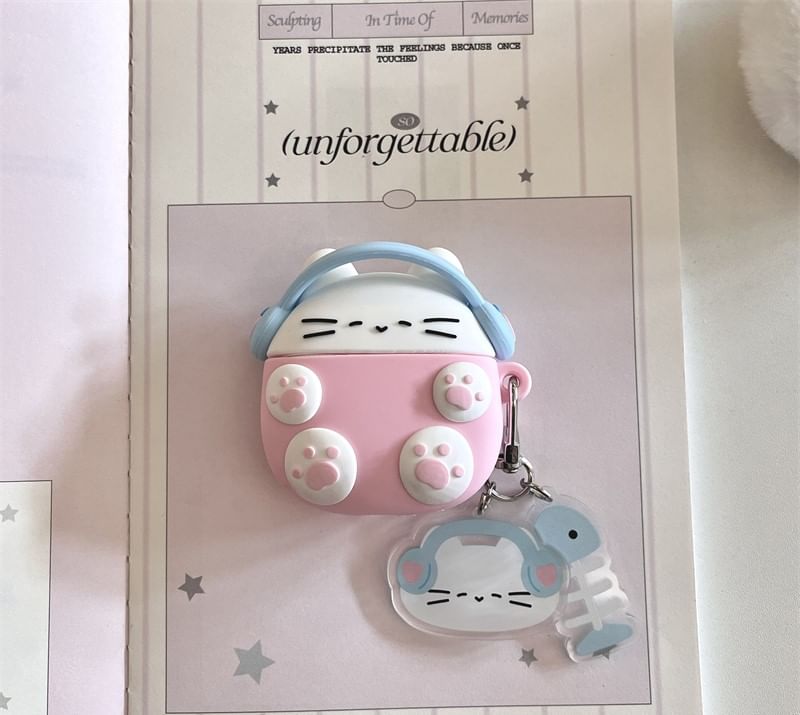 Pro Skin Case / Earphone with AirPods Apple Charm Cat