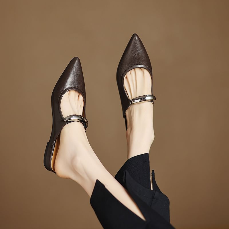 Metal Bar Mules