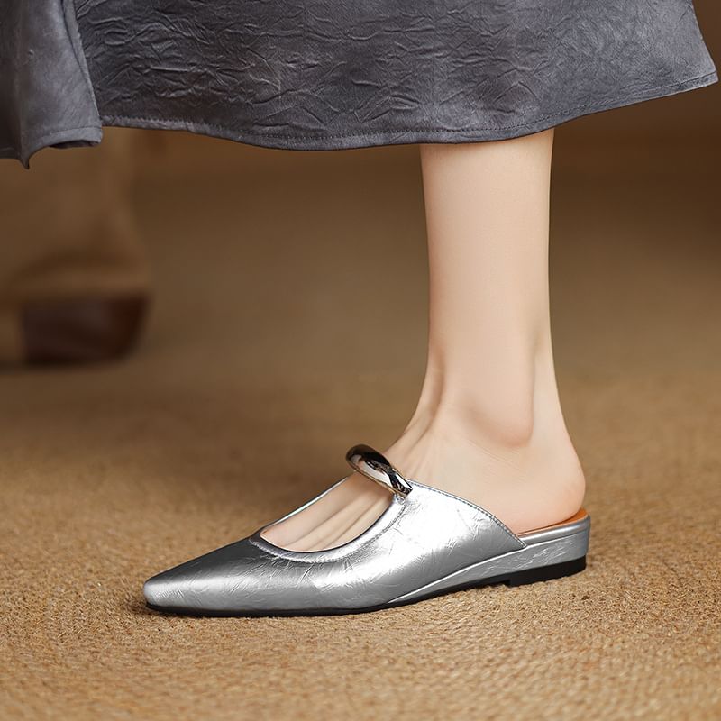 Metal Bar Mules