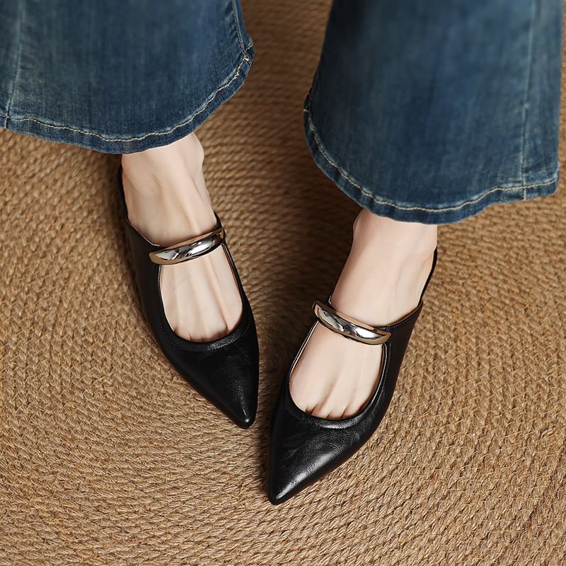 Metal Bar Mules