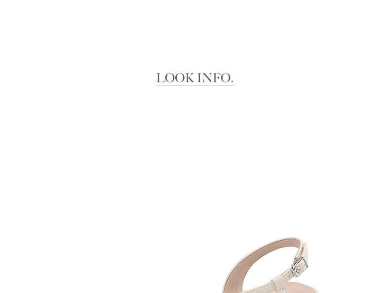 Chunky Heel Slingback Sandals