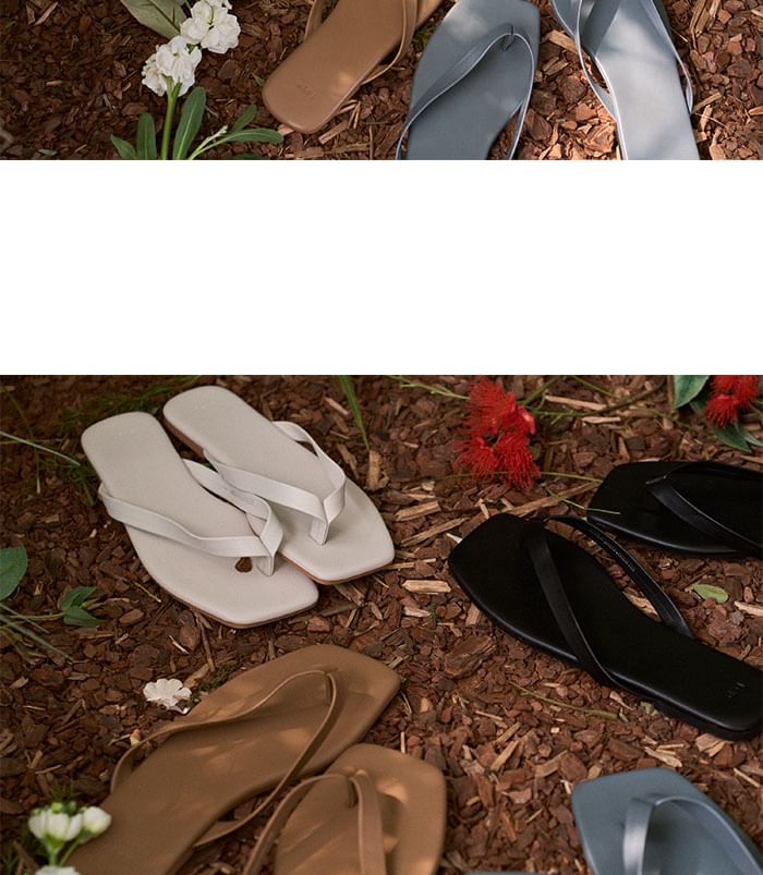 Plain Flip Flops