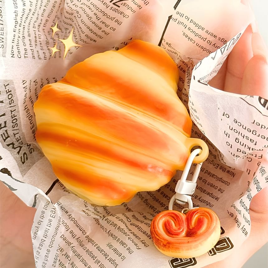 Croissant AirPods / Pro Earphone Case Skin / Charm / Set