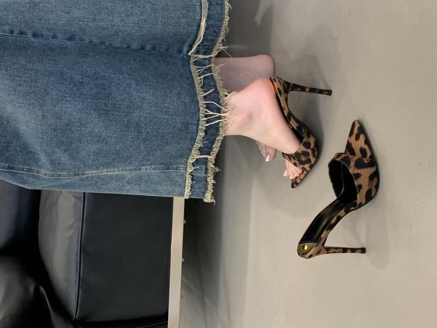 High Heel Pointed Sandals